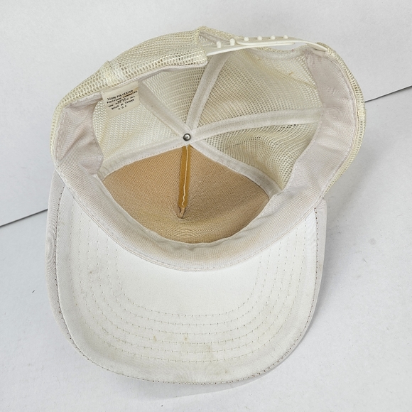 Vintage Bass Pro Shop Mesh Trucker Hat Cap Snapback White - Picture 4 of 5